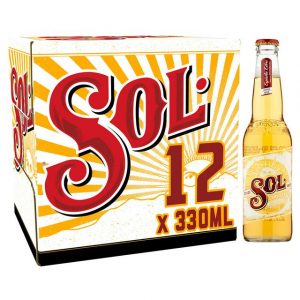 SOL 12 PACK BOTTLES 330ML