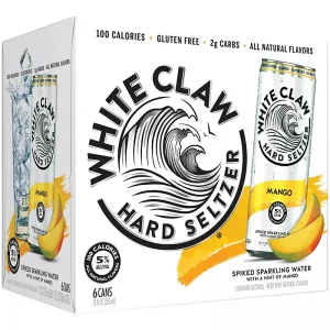 White claw mango 4 x 330ml cans 4.5% vol.