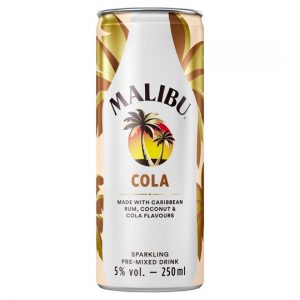 Malibu cola 250ml can 5% vol.