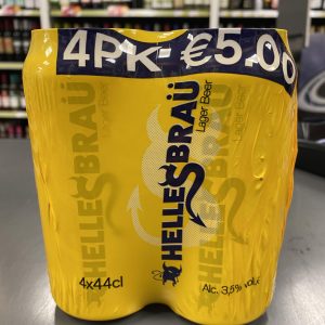 Hellesbrau 4 pck cans 440ml