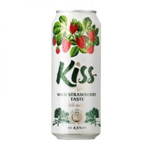 Kiss Cider Wild Strawberry 500ml can 4.5% vol.
