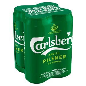 Carlsberg 4 pack of cans