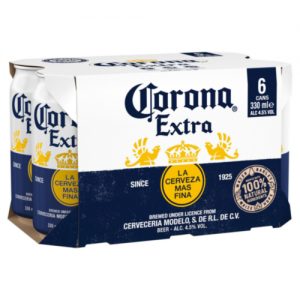 Corona 6pack cans